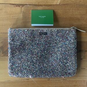 Kate Spade Glitter Clutch, Multi-Coloured
